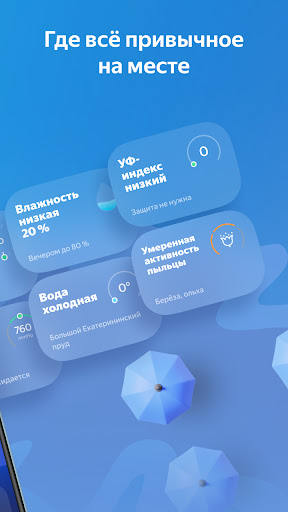 Яндекс Погода - Карта осадков